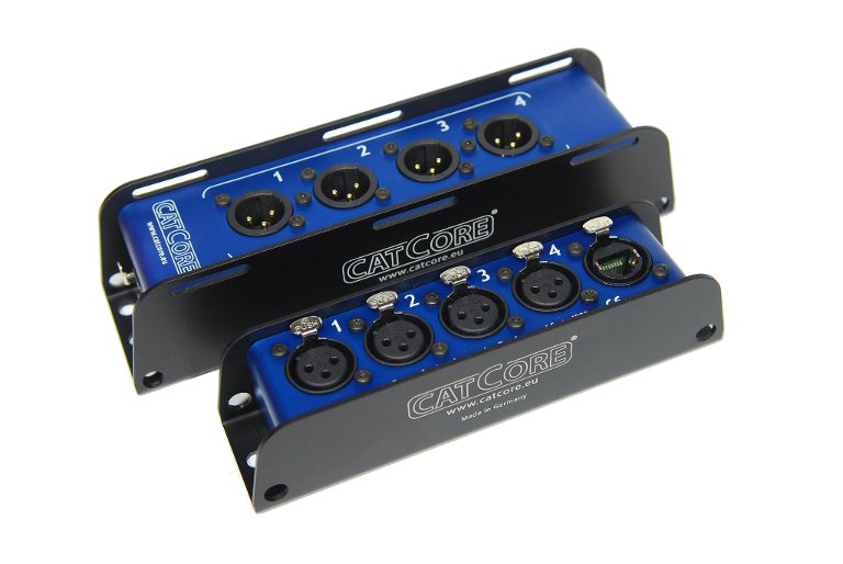 size comparison of XLR Cat Audio Extender Stageboxes size comparison of XLR Cat Audio Extender Stageboxes