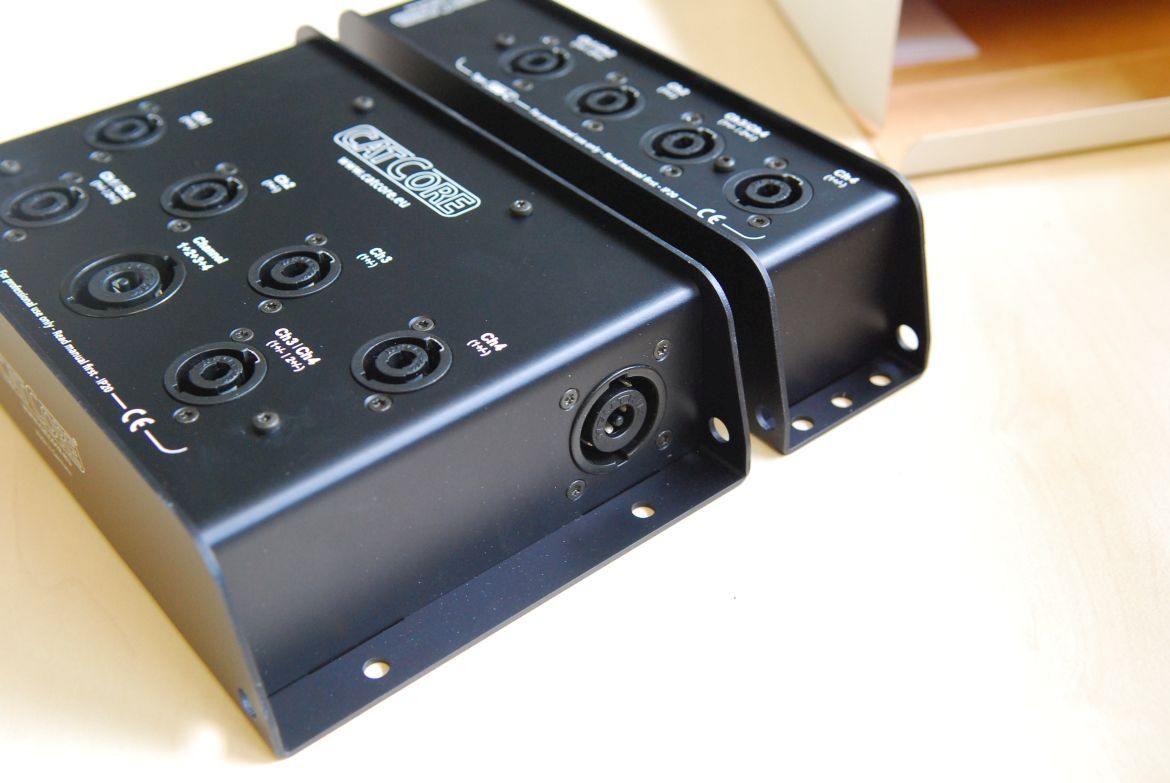 Speakon NL4 NL8 output Breakout Box CatCore